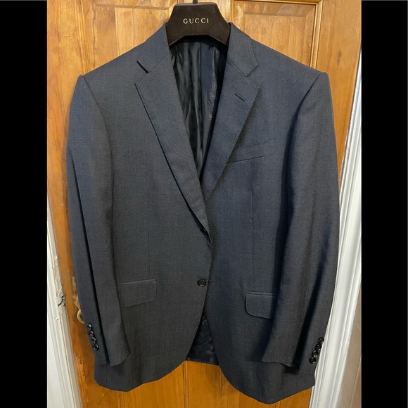 GUCCI Dark Gray Mens Suit jacket 38, pants 31,30